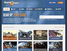 Tablet Screenshot of gamefront.com